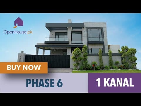 1 Kanal Semi-Furnished House For sale in DHA Lahore | OH-0009 Video