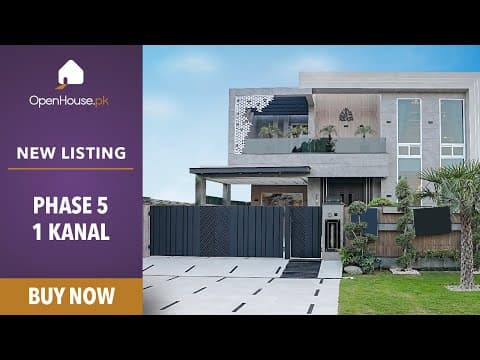 1 Kanal Furnished House with Basement & Cinema For sale in DHA Lahore | OH-0044 Video