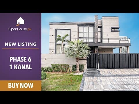 1 Kanal Furnished House For sale in DHA Lahore | OH-0034 Video