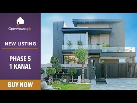1 Kanal Semi-Furnished House with Basement & Cinema For sale in DHA Lahore | OH-0045 Video