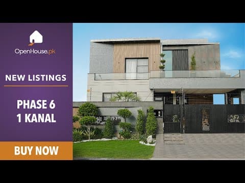 1 Kanal Furnished House For sale in DHA Lahore | OH-0024 Video
