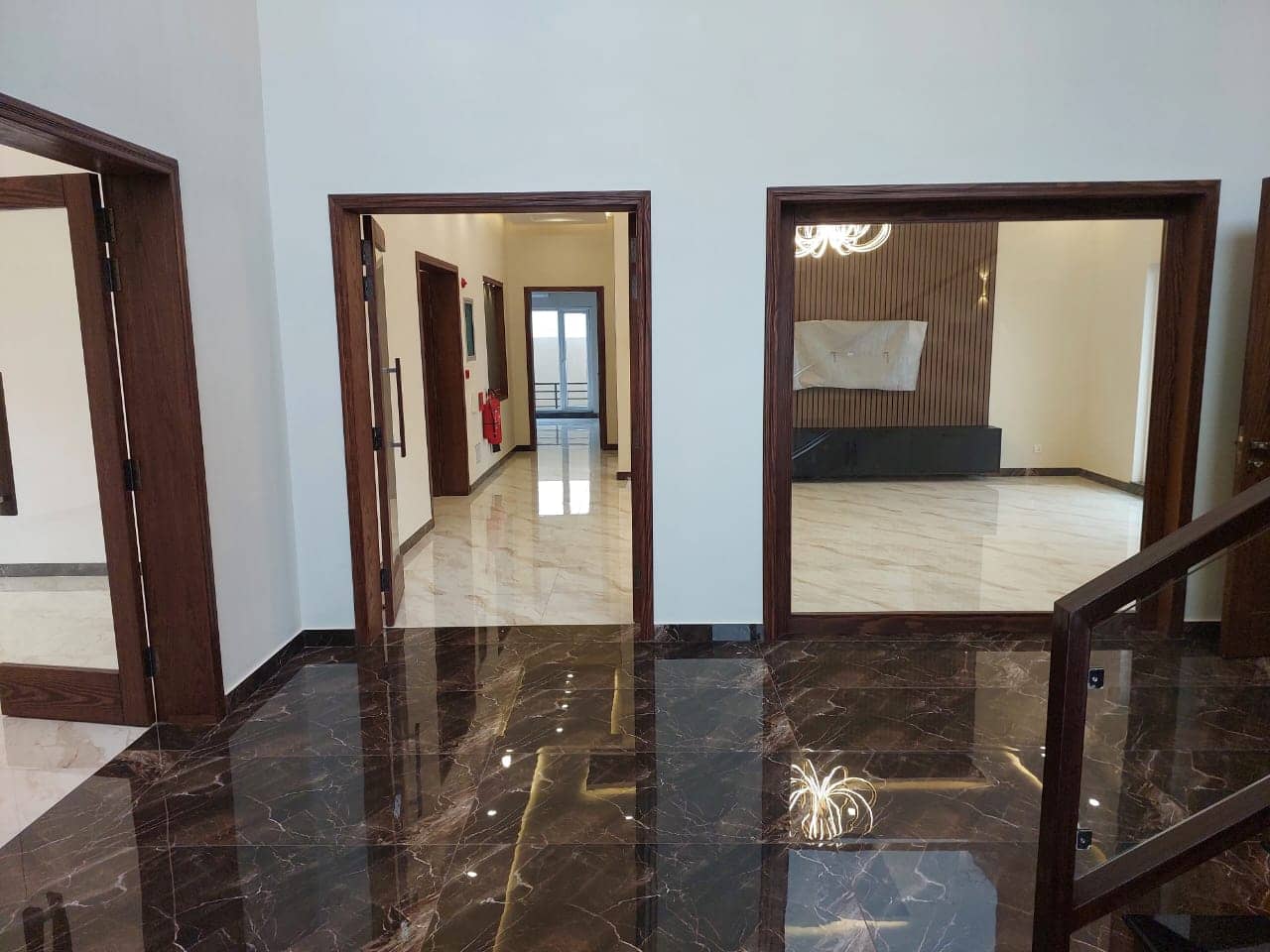 Brand New 1 Kanal Semi-Furnished House for Sale in DHA Phase 7– 5 Beds, 2 Kitchens, Lawn, CCTV 7